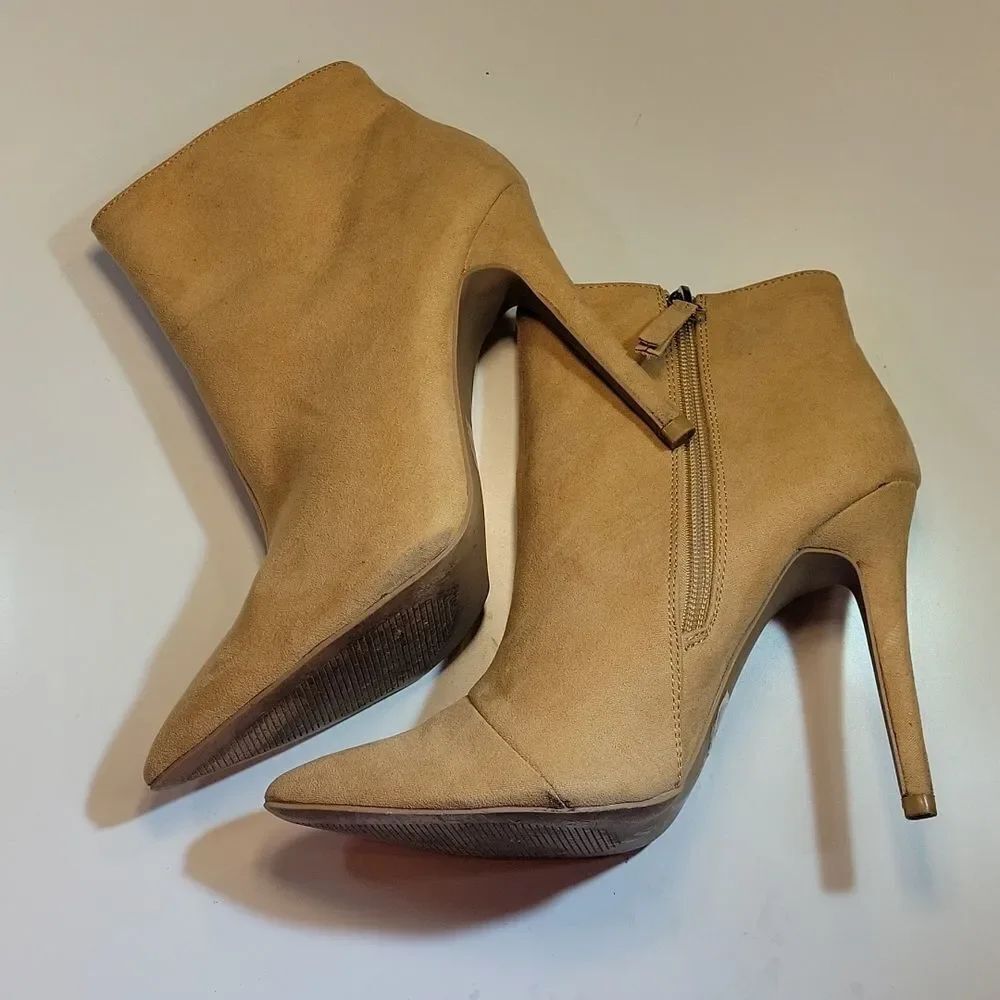 ZEGARRA POINTED TOE SUEDE HIGH HEEL STILETTOS ANKLE BOOTS - Picture 14 of 15